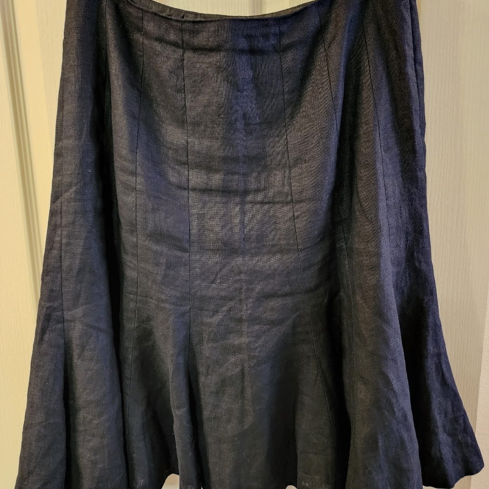 Chaps linen skirt - women's size 8